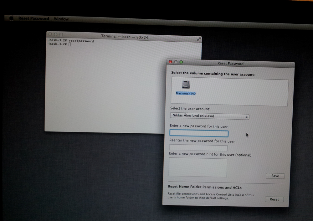 how to get into macbook without password